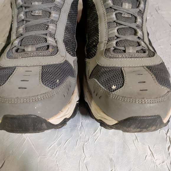 Skechers After Burn Fit Air Shoes Mens Size 10.5W 52697W Gray Running Sneakers - Picture 2 of 9